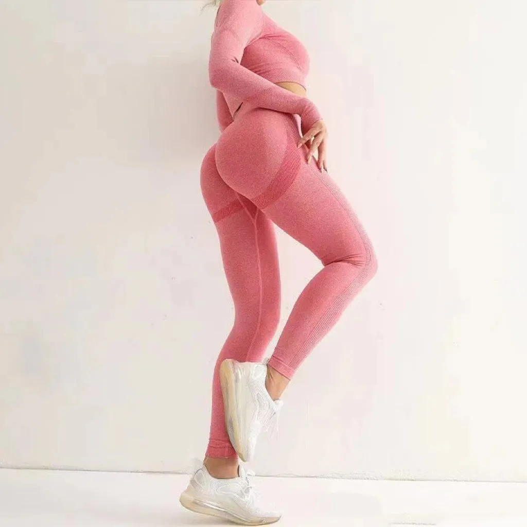 1pcs Women Fitness Yoga Pant Seamless Peach Hip Pant High Waist Elastic Hip Lifting Sweatpant Female Gym Sport Quick Dry legging