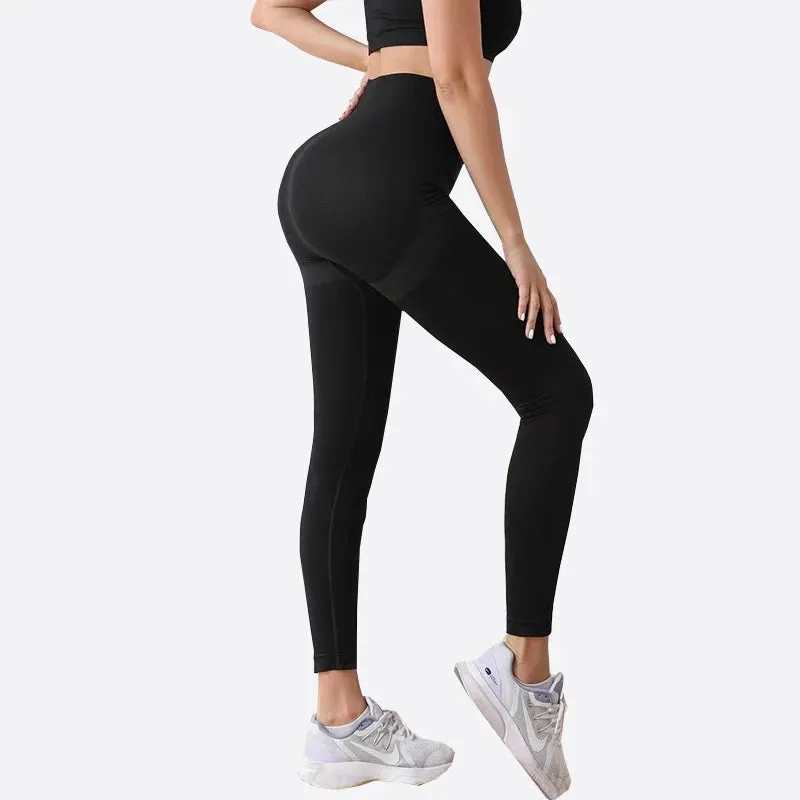 1pcs Women Fitness Yoga Pant Seamless Peach Hip Pant High Waist Elastic Hip Lifting Sweatpant Female Gym Sport Quick Dry legging