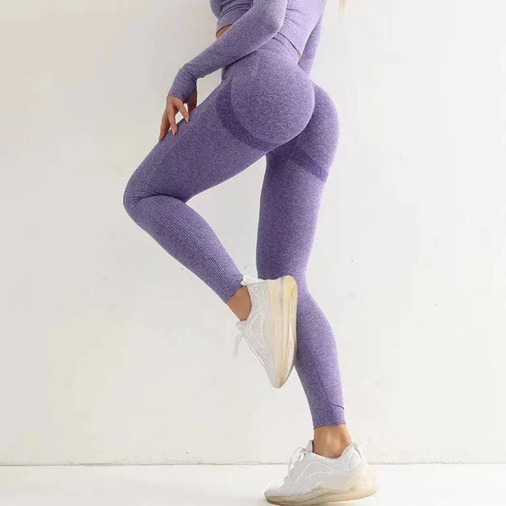 1pcs Women Fitness Yoga Pant Seamless Peach Hip Pant High Waist Elastic Hip Lifting Sweatpant Female Gym Sport Quick Dry legging
