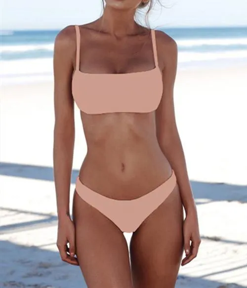 2 Piece Sexy Push Up Women Bikini Swimsuit Swimwear Female Set Bathing Suit Bodysuit Bathing beach