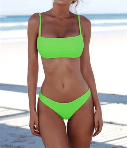 2 Piece Sexy Push Up Women Bikini Swimsuit Swimwear Female Set Bathing Suit Bodysuit Bathing beach