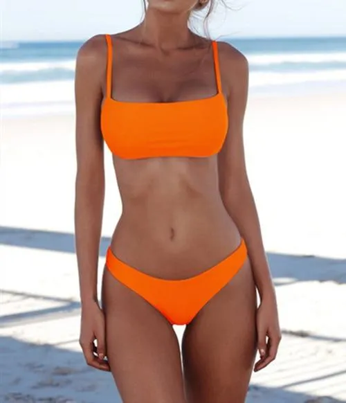 2 Piece Sexy Push Up Women Bikini Swimsuit Swimwear Female Set Bathing Suit Bodysuit Bathing beach