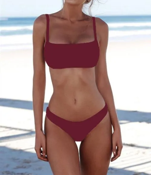 2 Piece Sexy Push Up Women Bikini Swimsuit Swimwear Female Set Bathing Suit Bodysuit Bathing beach