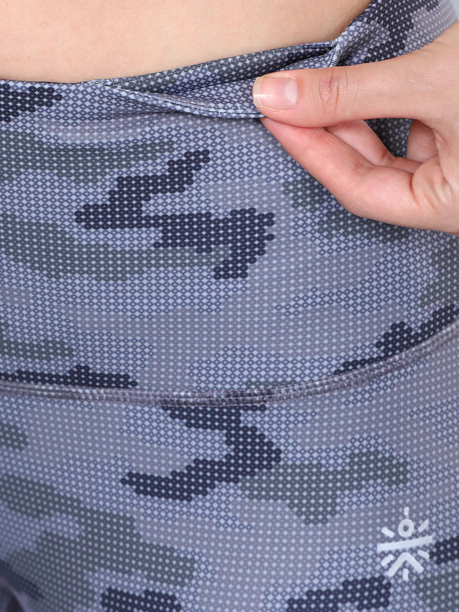 AbsoluteFit Camo Grey Workout Leggings