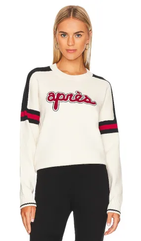 Alp N Rock Apres Ski Sweater in White Alp N Rock Apres Ski Sweater in White