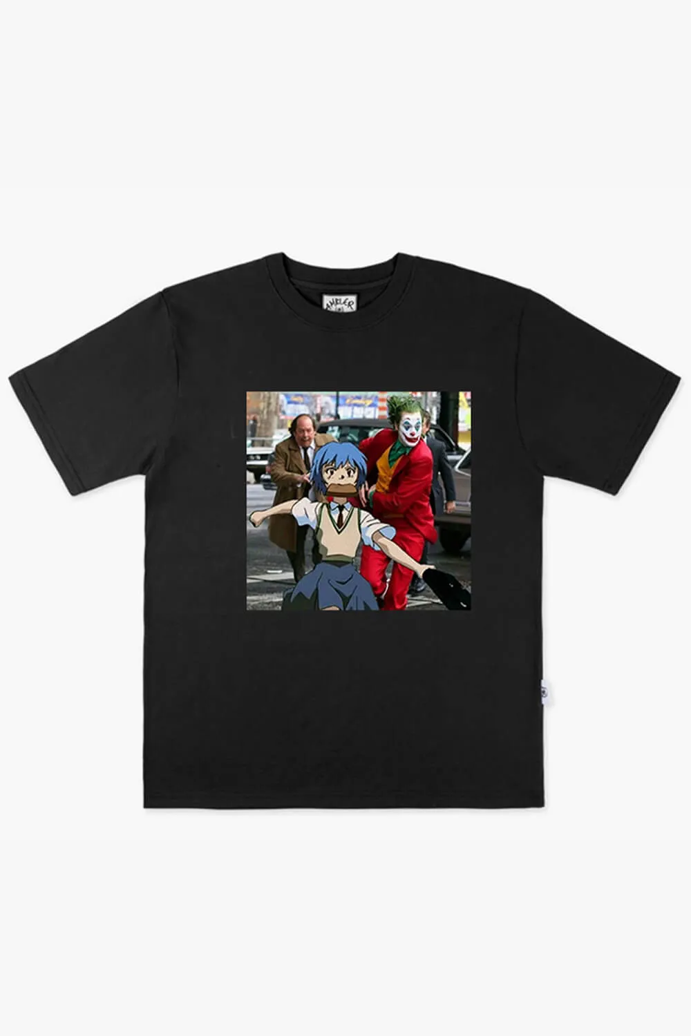 Animecore Rei Ayanami and Joker Clown Running T-Shirt