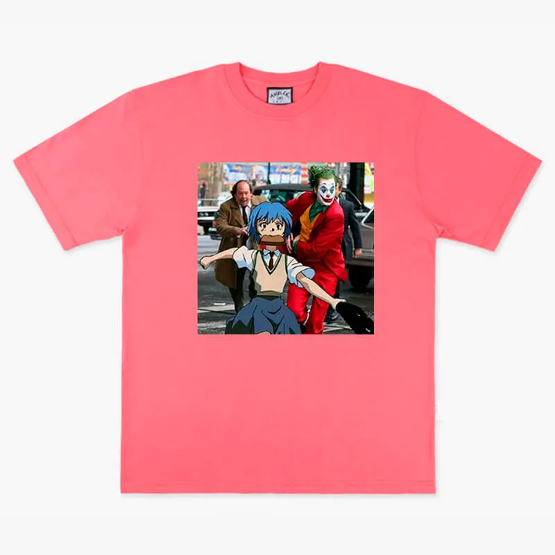 Animecore Rei Ayanami and Joker Clown Running T-Shirt