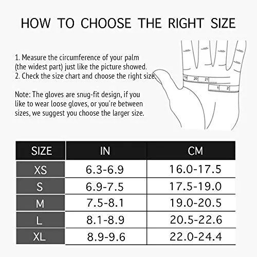 Atercel Gym Training Gloves, Best Workout Exercise Gloves for Crossfit, Cycling, Weight Lifting, Training, Breathable & Snug fit, for Men & Women (Black, XL)