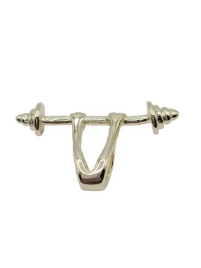 Barbell Hands Charm
