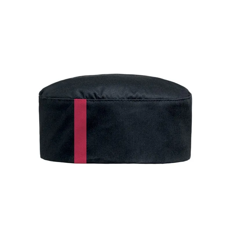 Black Cap with Red Piping - MANELLI