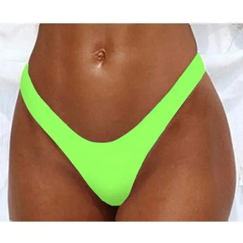 Black Women Sexy Bottoms Swimsuit Bikini Swimwear Cheeky