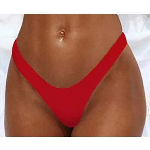Black Women Sexy Bottoms Swimsuit Bikini Swimwear Cheeky