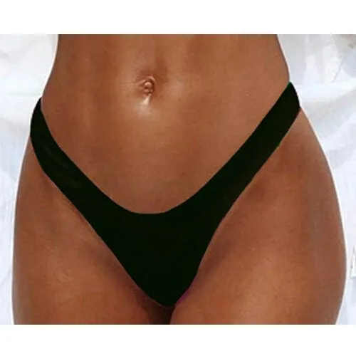 Black Women Sexy Bottoms Swimsuit Bikini Swimwear Cheeky