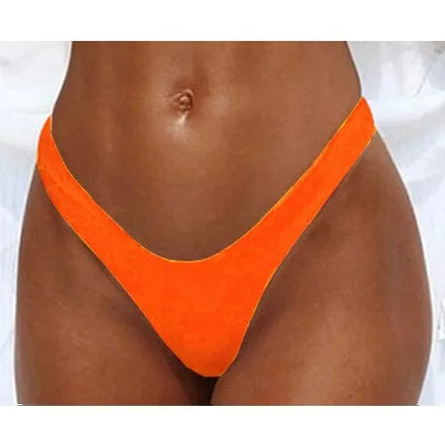 Black Women Sexy Bottoms Swimsuit Bikini Swimwear Cheeky