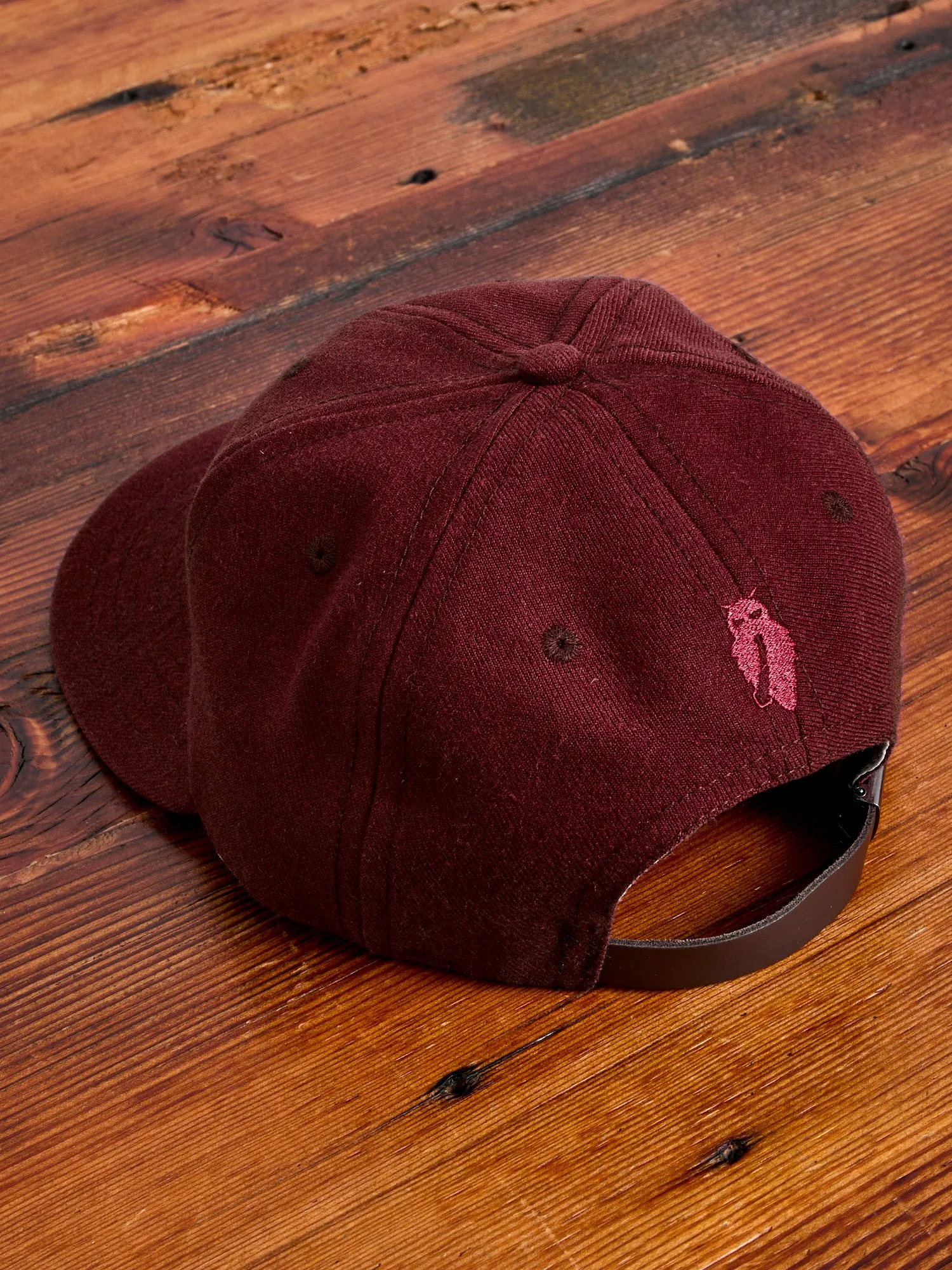 Blue Owl Baseball Cap in Cardinal