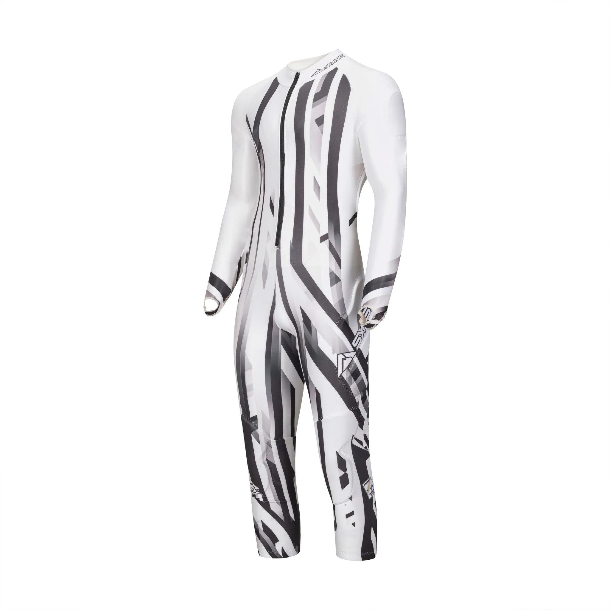Carson Adult Race Suit - White/Black