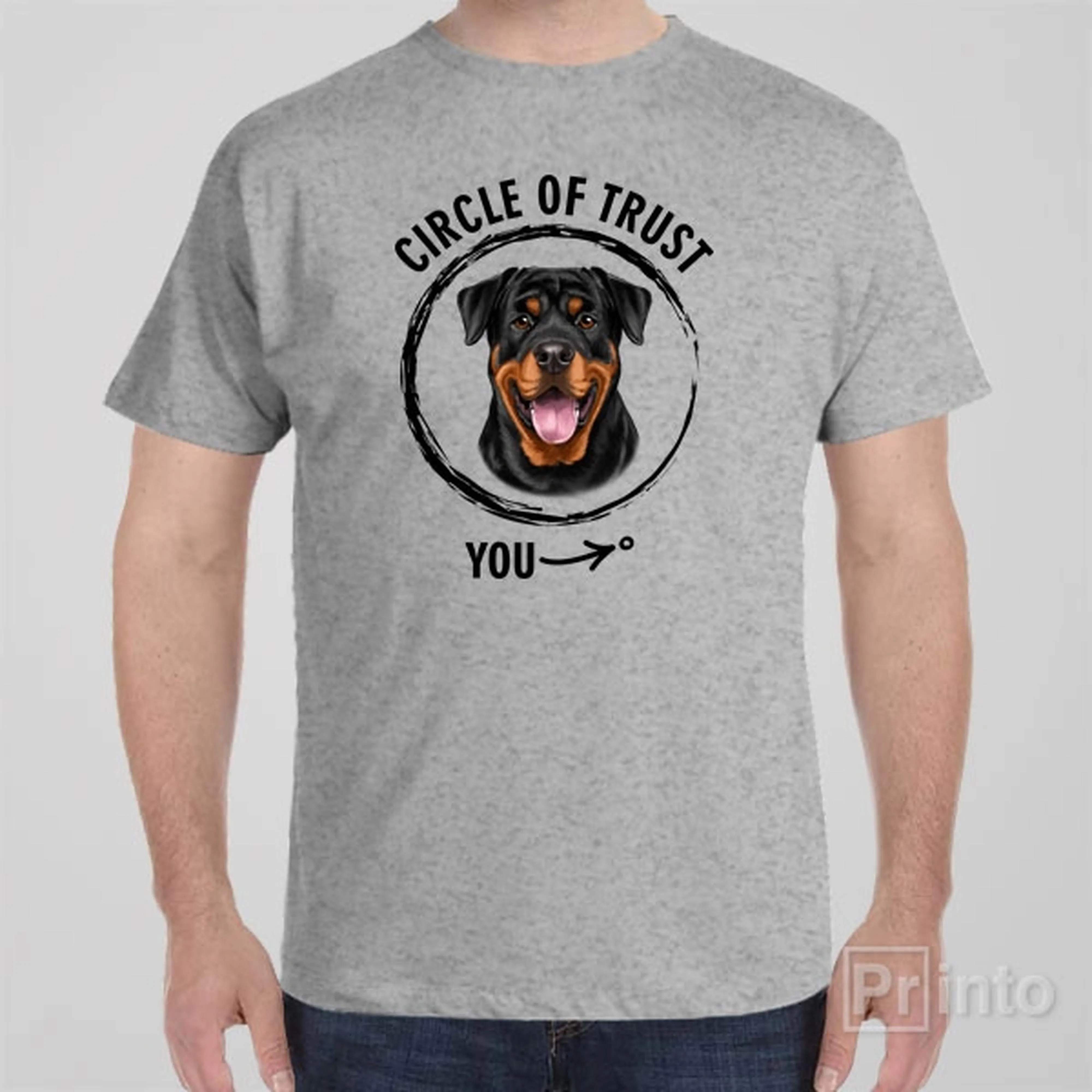 Circle of trust (Rottweiler) - T-shirt