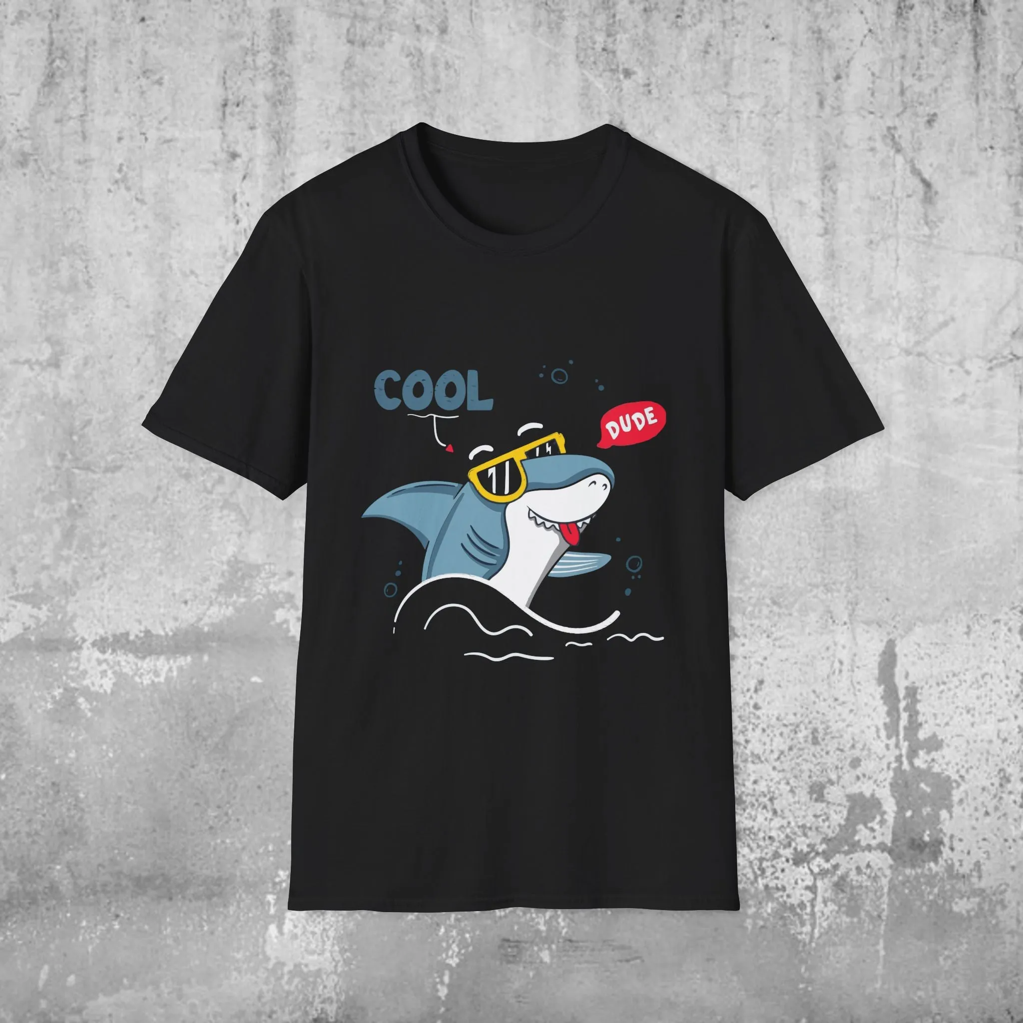 Cool Dude Shark Softstyle T-Shirt