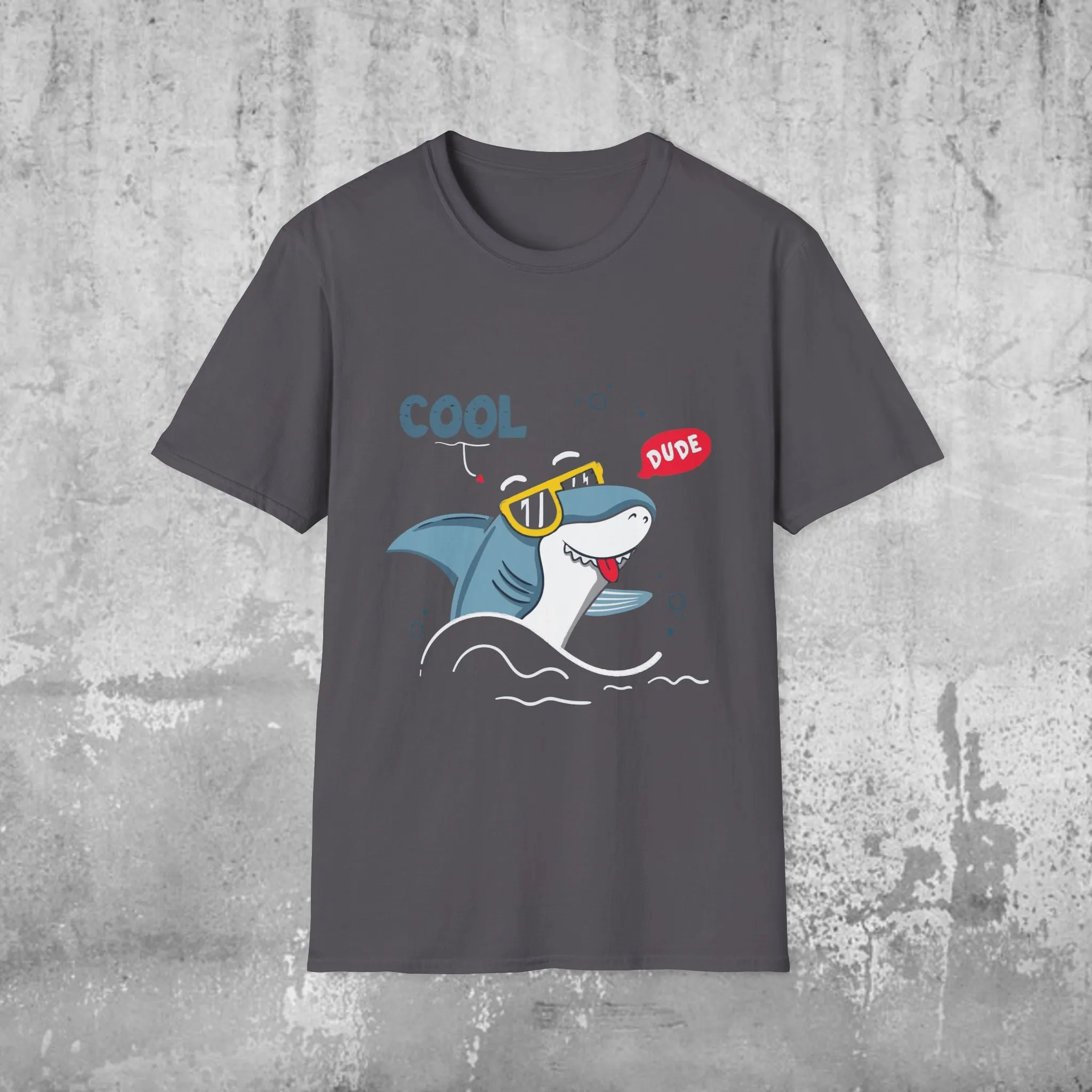 Cool Dude Shark Softstyle T-Shirt