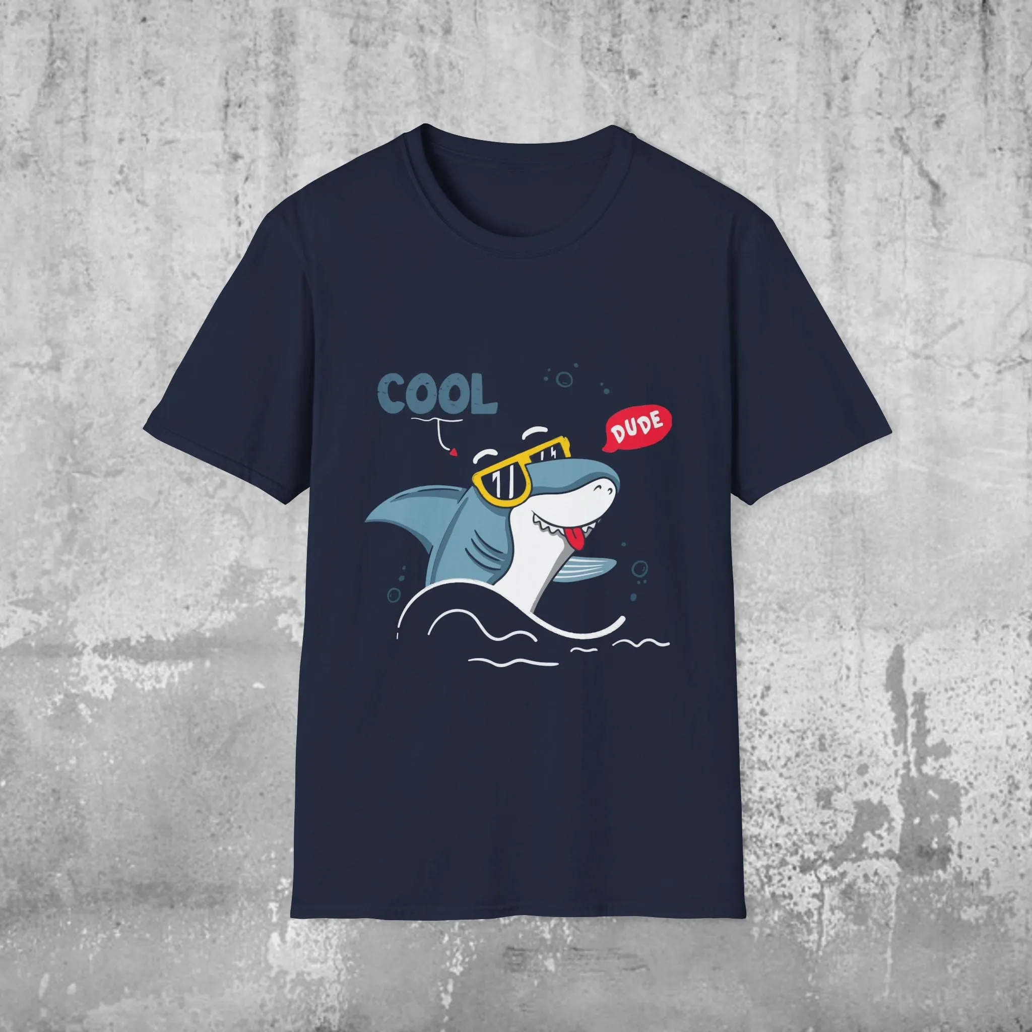 Cool Dude Shark Softstyle T-Shirt