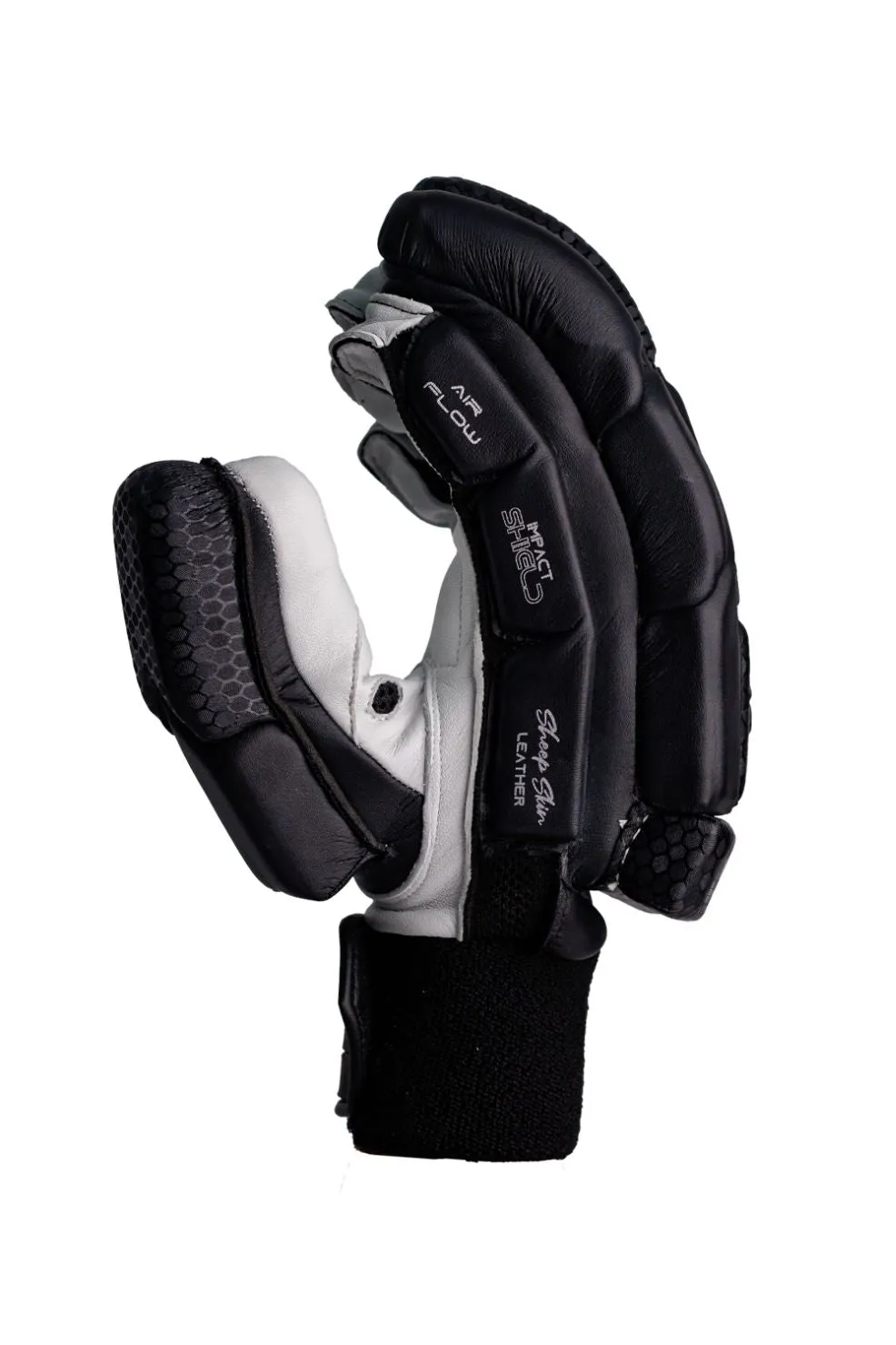 Cricket Batting Gloves - Verve splitx - Black