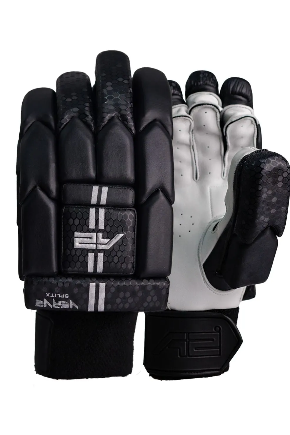 Cricket Batting Gloves - Verve splitx - Black