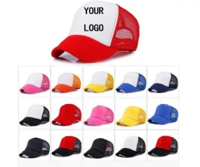 Custom LOGO Design Baseball Cap Mesh Adjustable Hat
