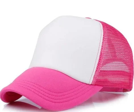 Custom LOGO Design Baseball Cap Mesh Adjustable Hat