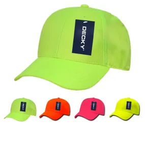 Decky 761 - 6 Panel Low Profile Structured Neon Cap