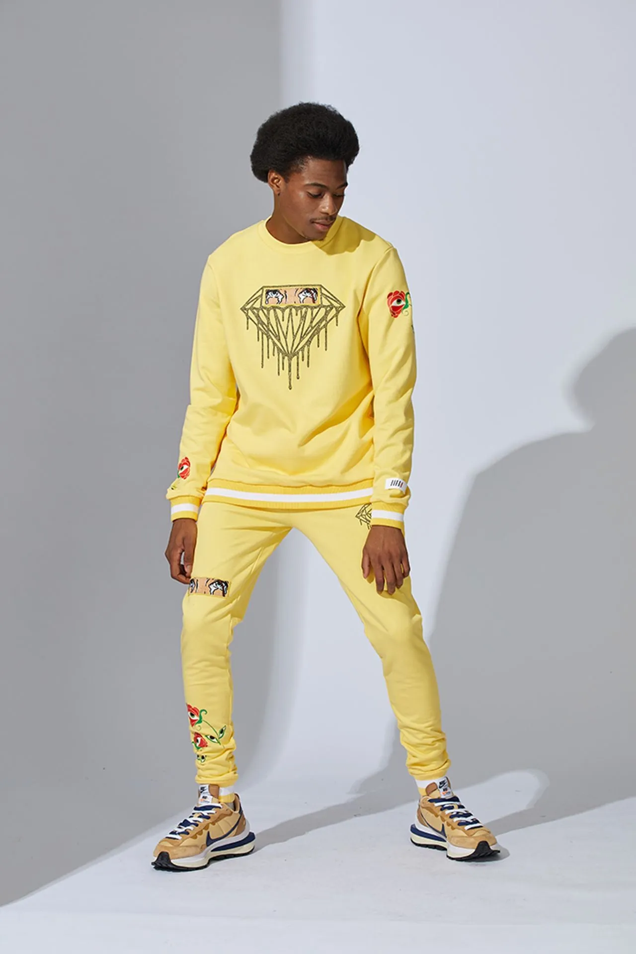 Embroidery Print Mens Graphic Sweatsuits