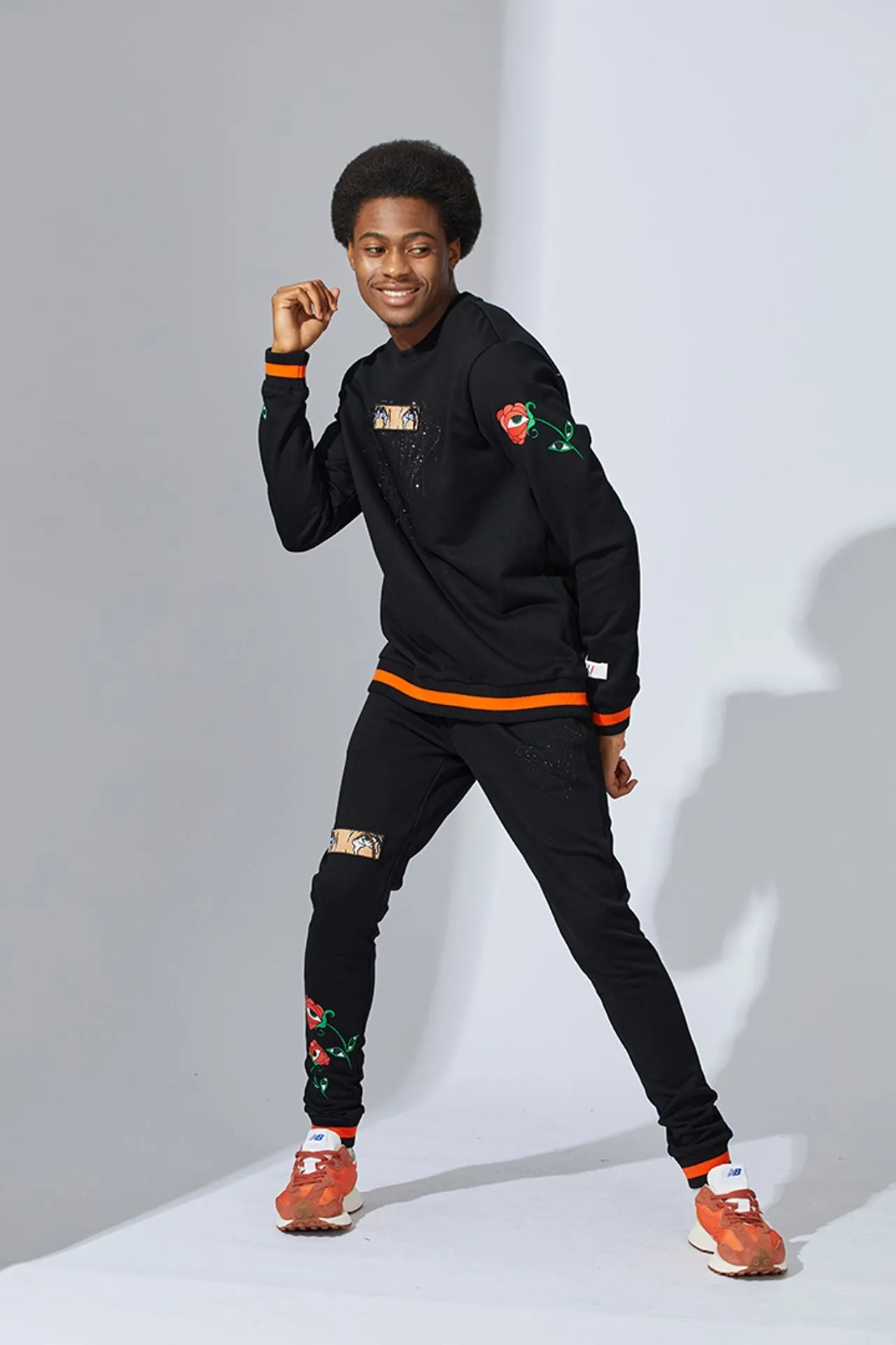 Embroidery Print Mens Graphic Sweatsuits