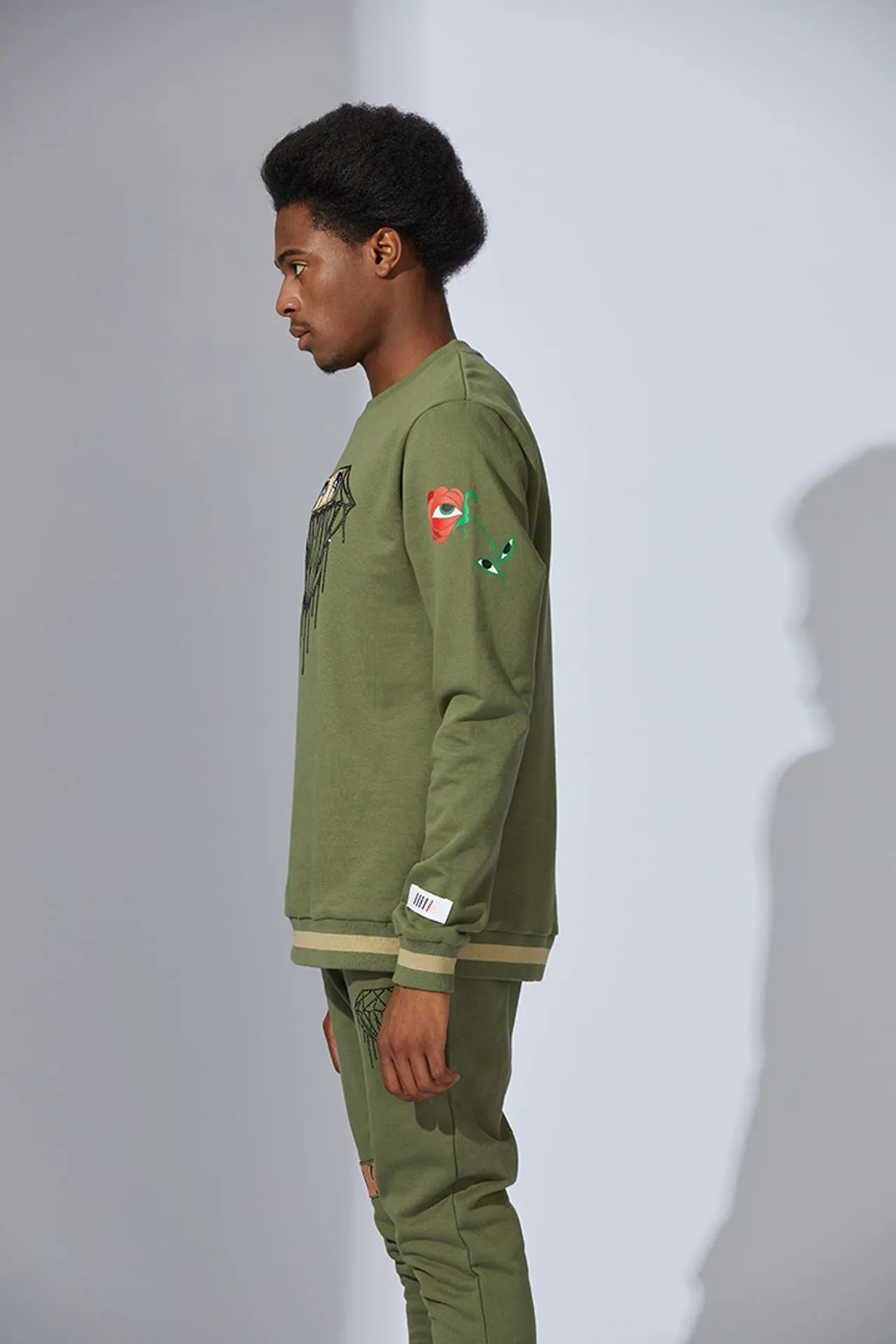 Embroidery Print Mens Graphic Sweatsuits