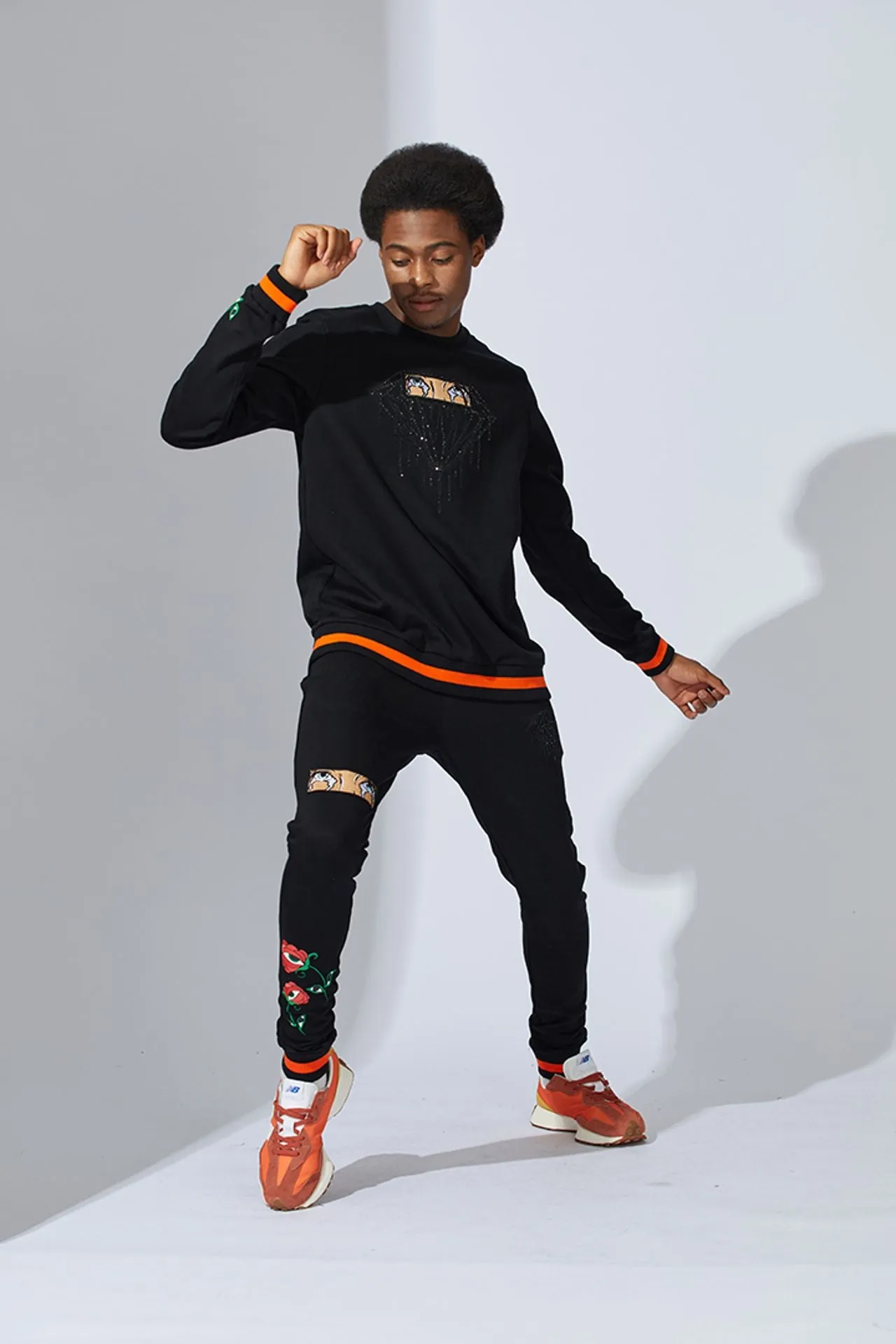 Embroidery Print Mens Graphic Sweatsuits