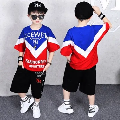 Fashion Boy Clothes Cool Kids Hip Hop Clothing Sports Suit