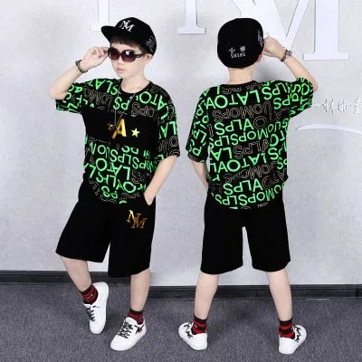 Fashion Boy Clothes Cool Kids Hip Hop Clothing Sports Suit