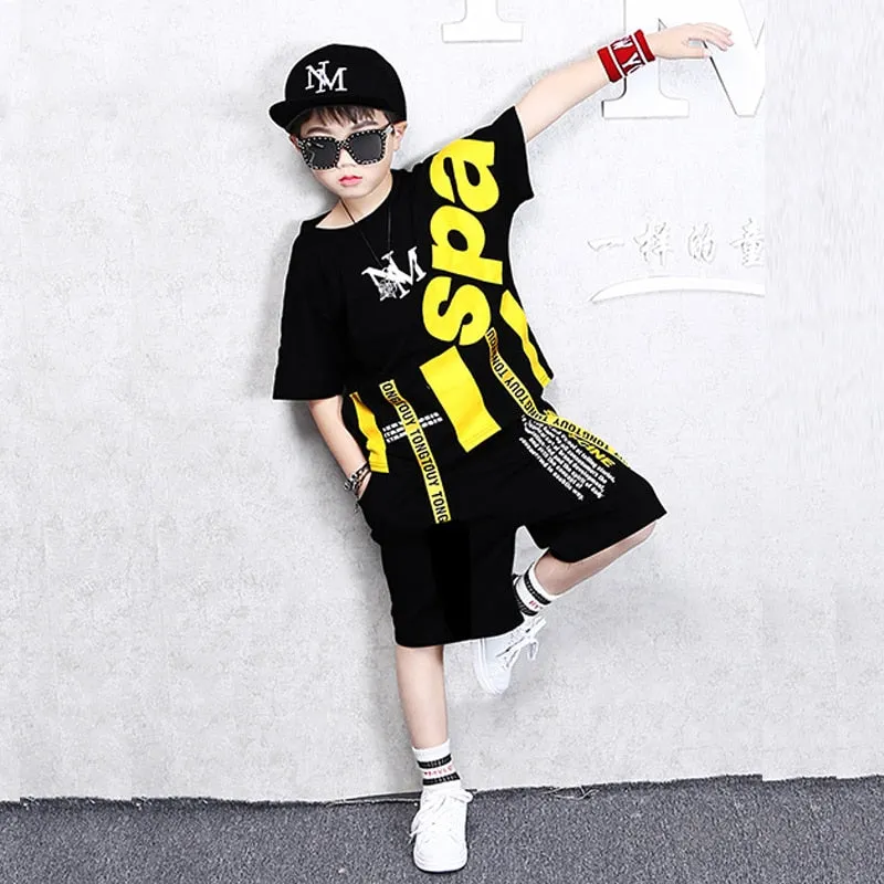 Fashion Boy Clothes Cool Kids Hip Hop Clothing Sports Suit