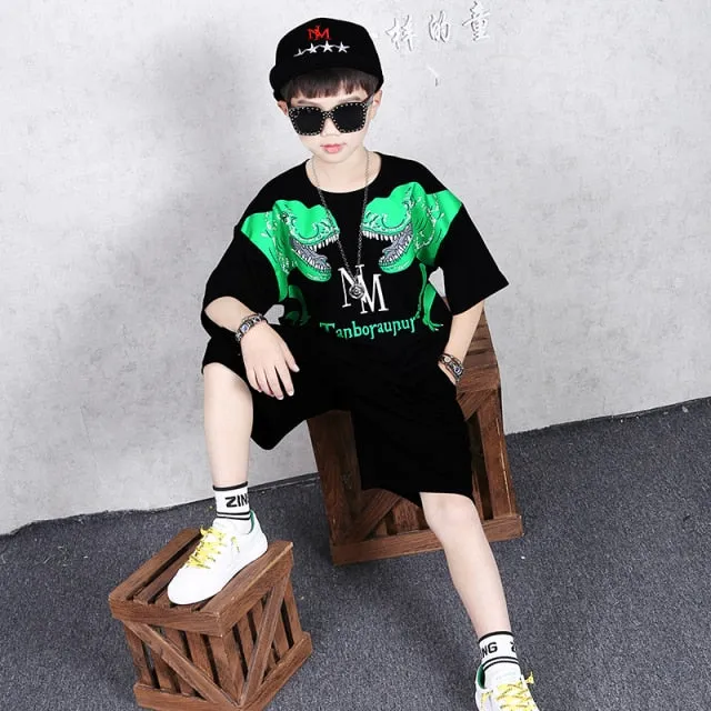 Fashion Boy Clothes Cool Kids Hip Hop Clothing Sports Suit