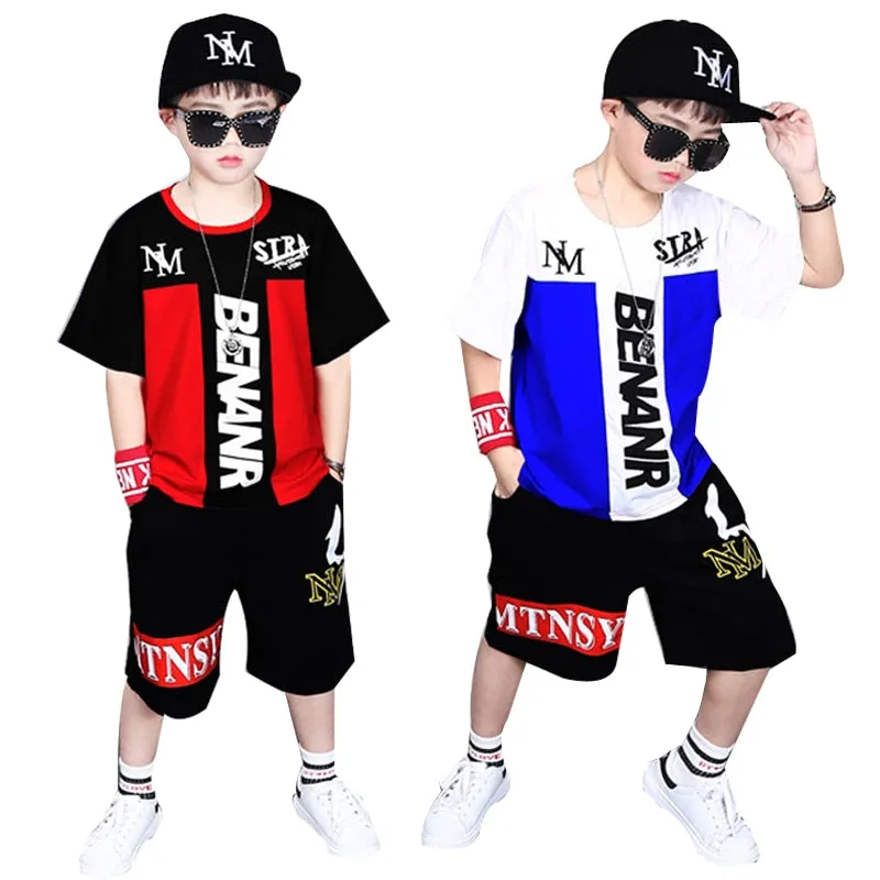 Fashion Boy Clothes Cool Kids Hip Hop Clothing Sports Suit