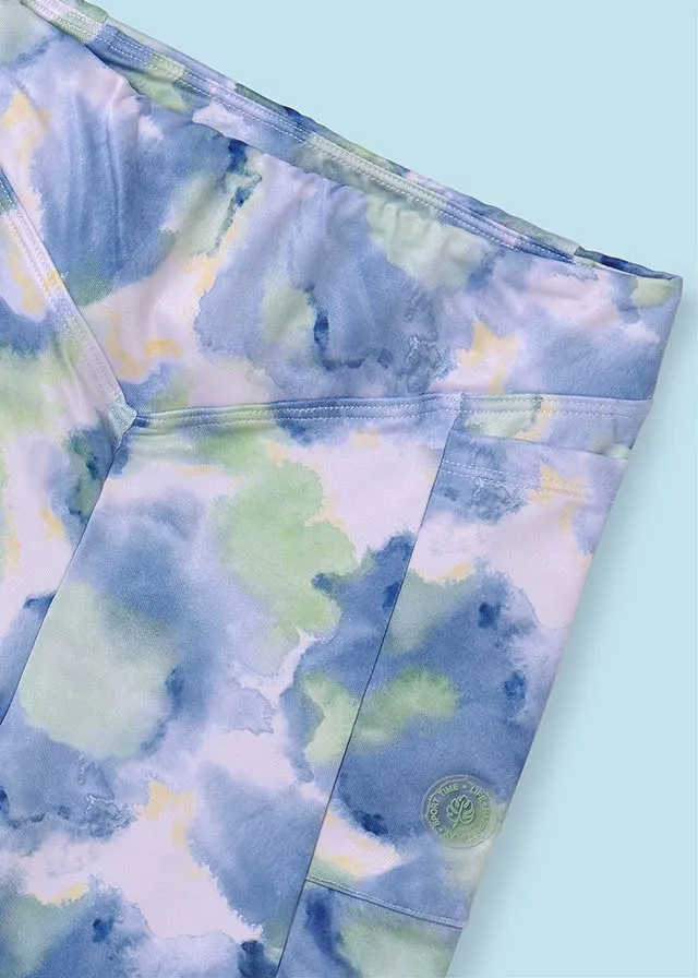 Girls Athleisure Shorts - Mint