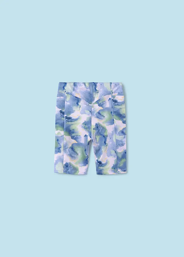 Girls Athleisure Shorts - Mint