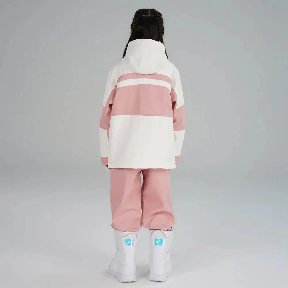 Girl's Winter Ski Suits Color Blocked Snow Suit
