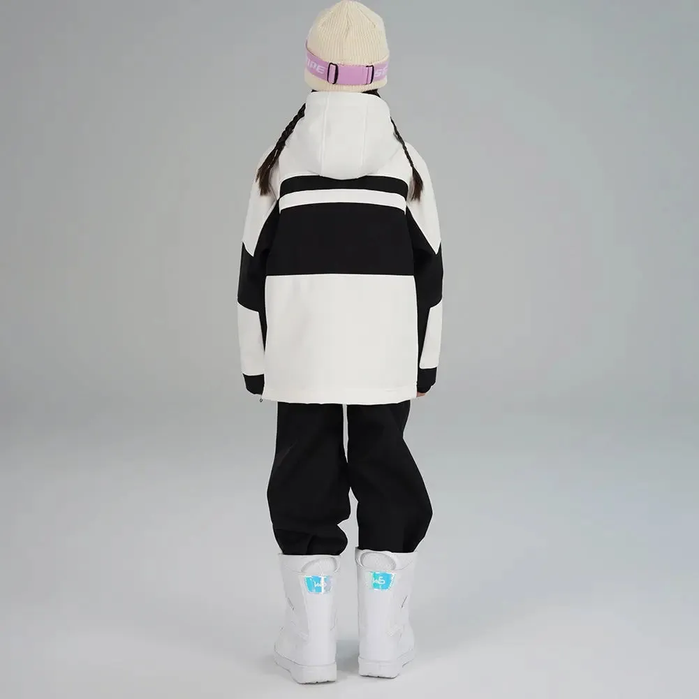 Girl's Winter Ski Suits Color Blocked Snow Suit