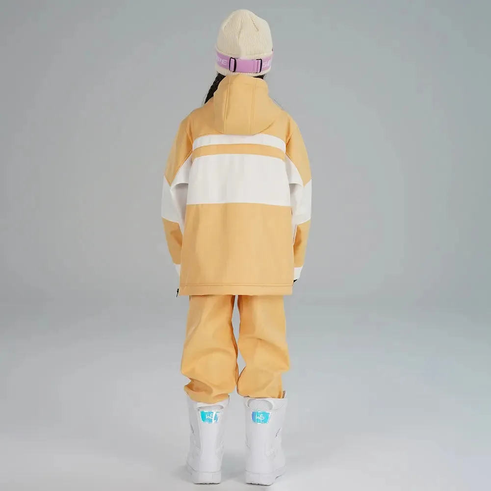 Girl's Winter Ski Suits Color Blocked Snow Suit