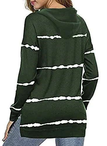GOLDPKF Women Sweatshirts Hoodie Women Oversized Sweatshirt Women Hoodie Sweat Suits Women Clearance Tops surf Sweatshirts for Women Green Small