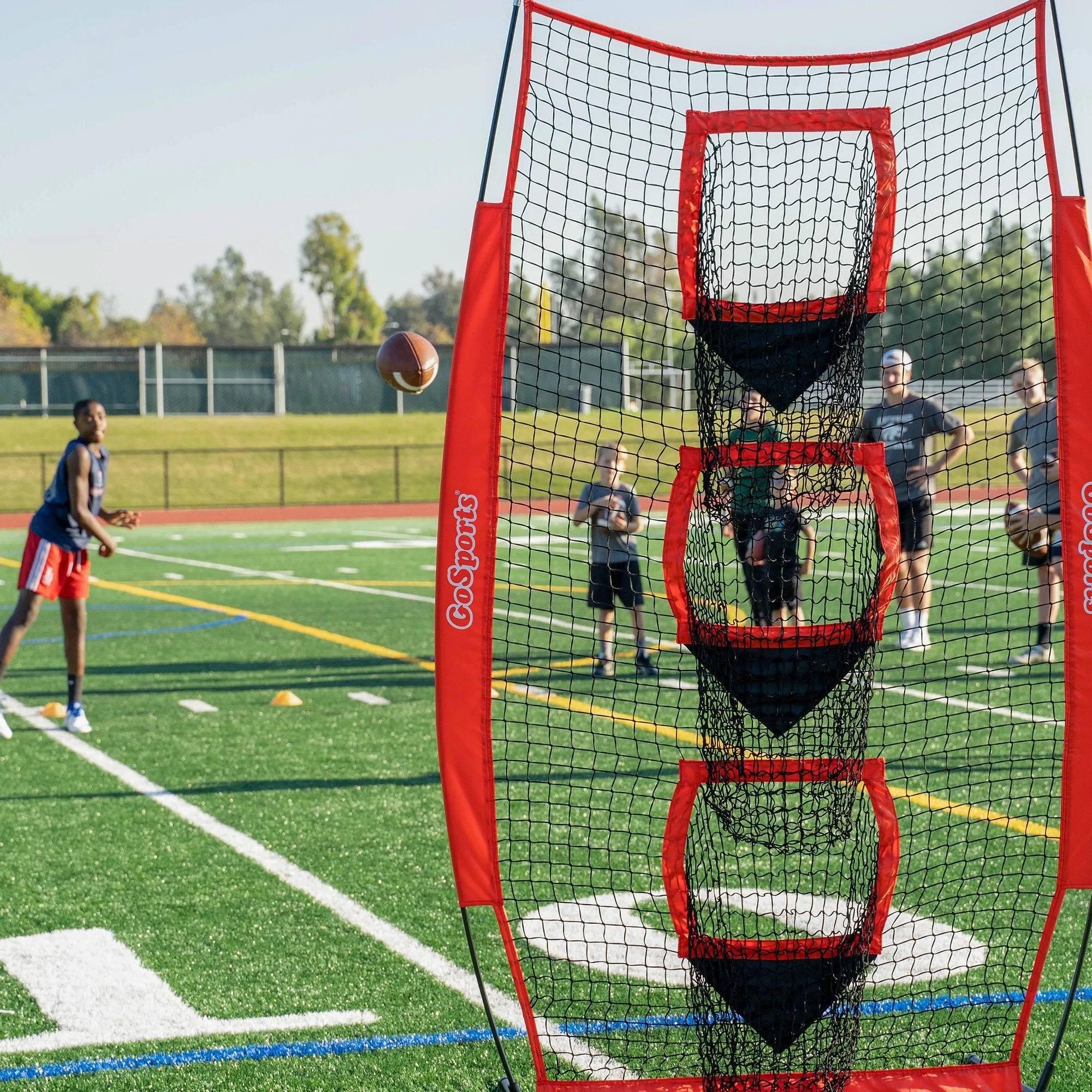 GoSports 8 ft x 4 ft Football Training Vertical Target Net