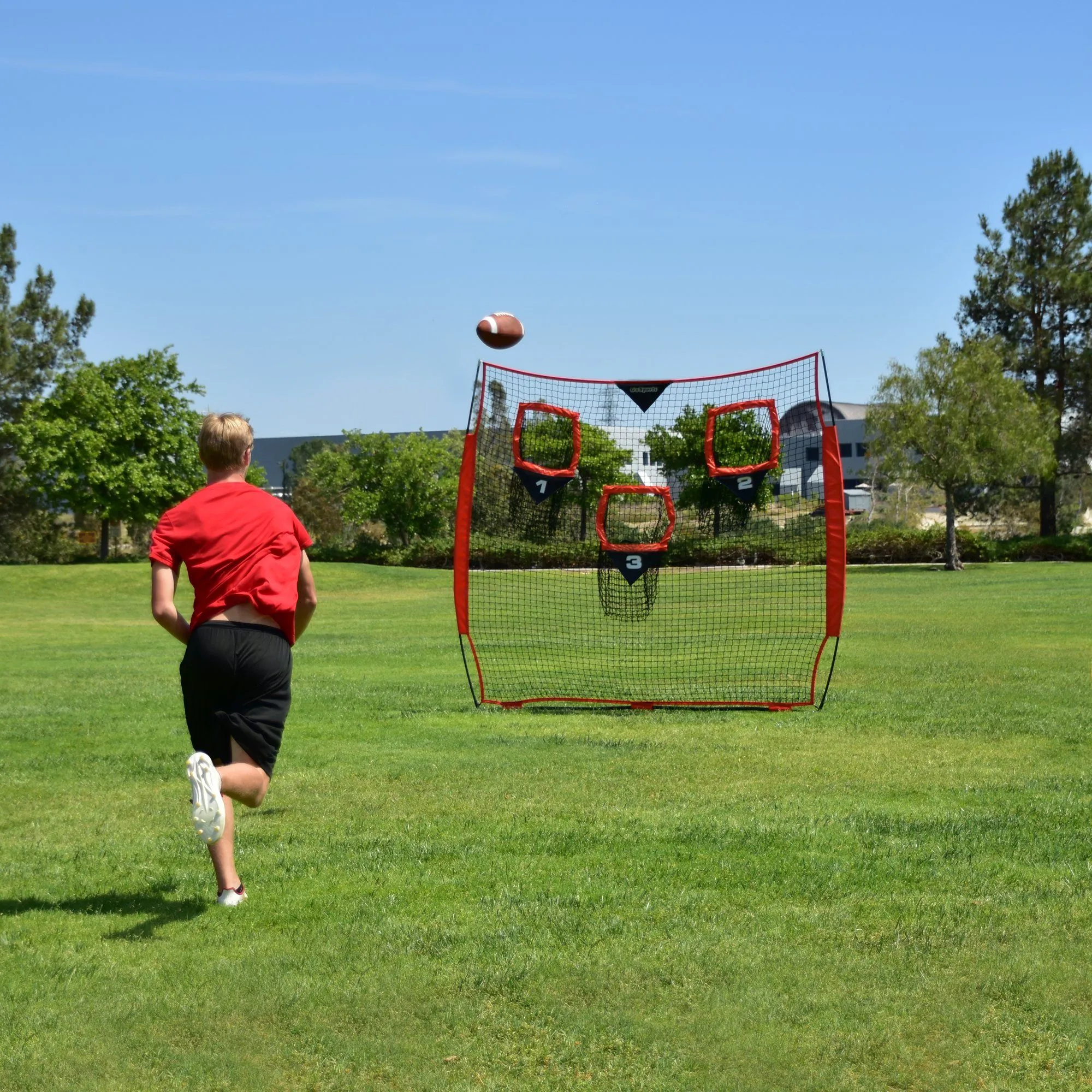 GoSports 8 ft x 8 ft Football Throwing Net