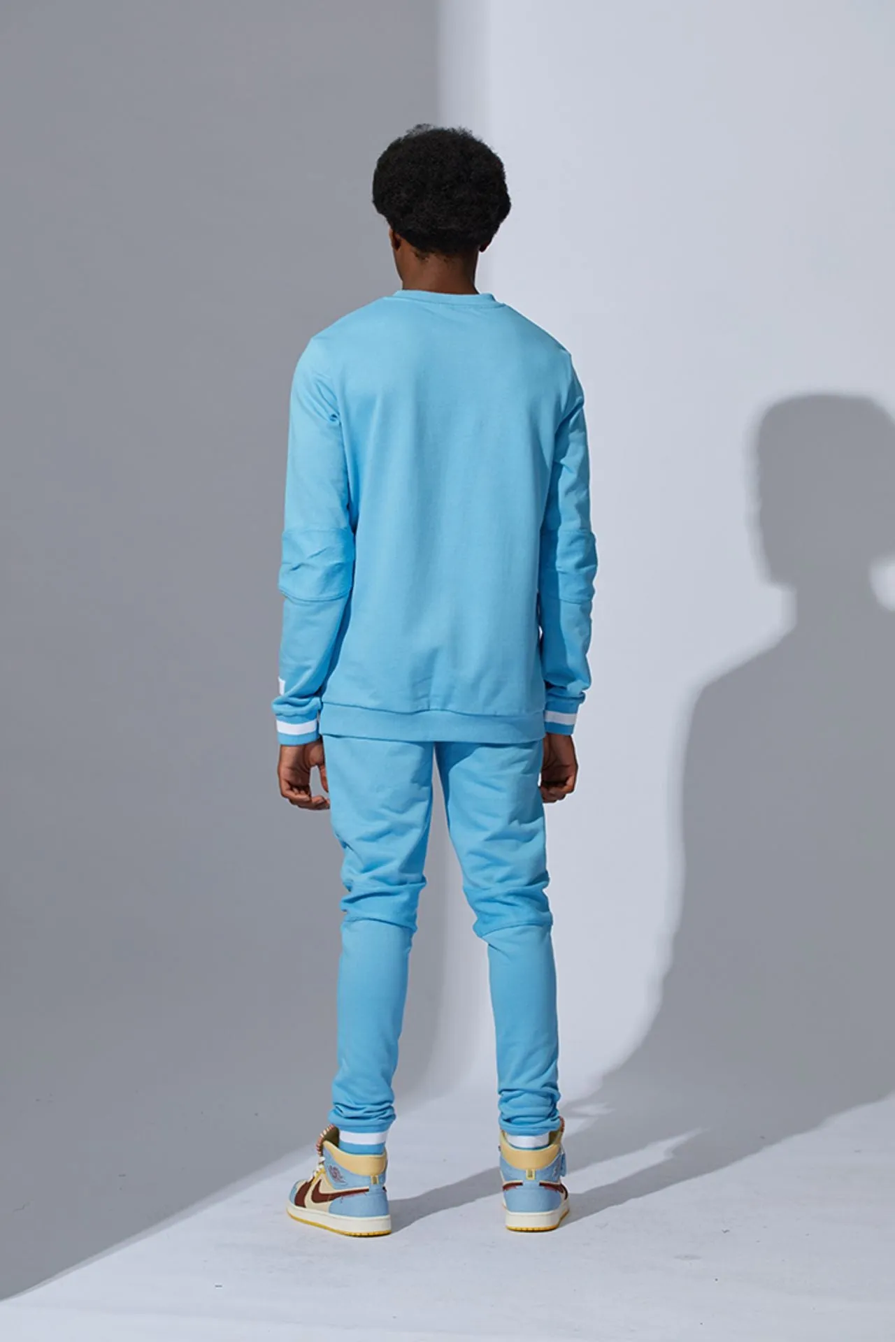 Graphic Embroidery Print Mens Sweat suits