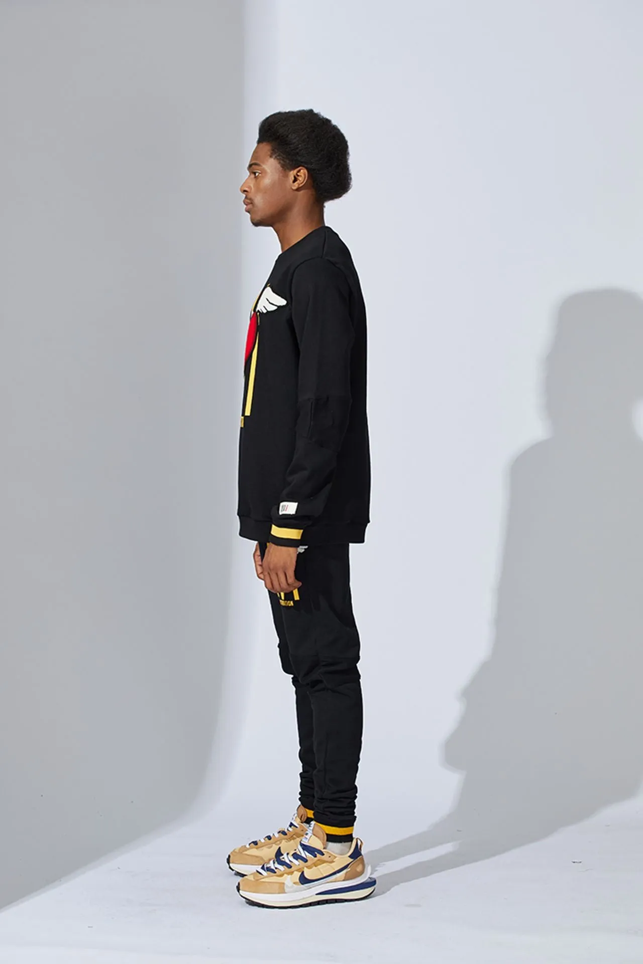 Graphic Embroidery Print Mens Sweat suits