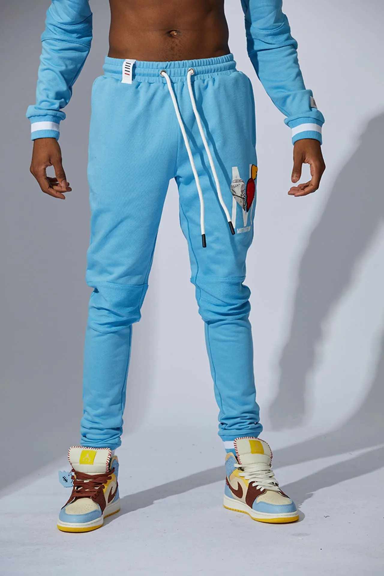 Graphic Embroidery Print Mens Sweat suits