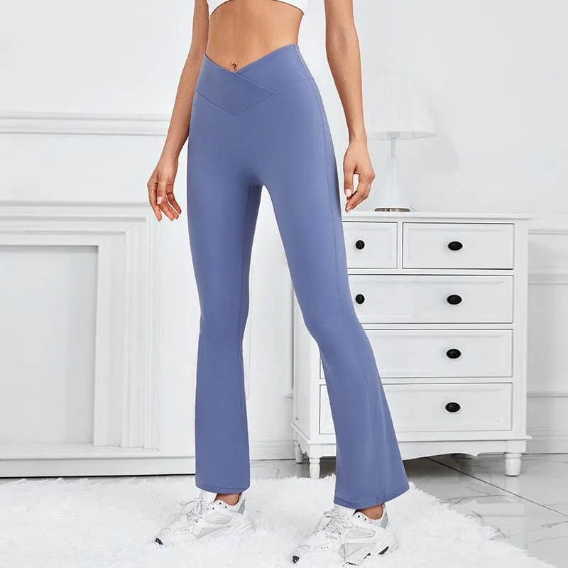 High Waisted Skinny Yoga Pants with Stretchy Slimming Fabric